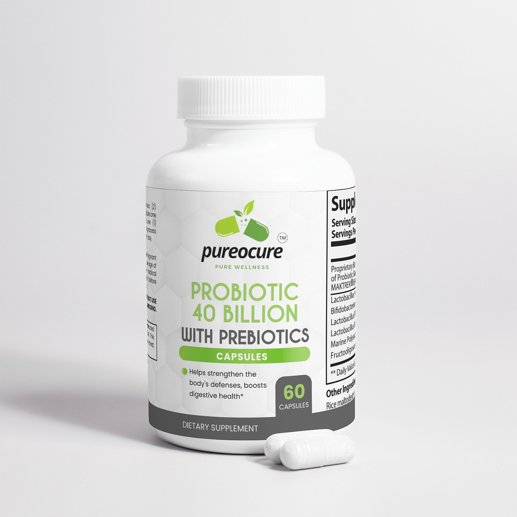 Probiotic 40 Billion with Prebiotics